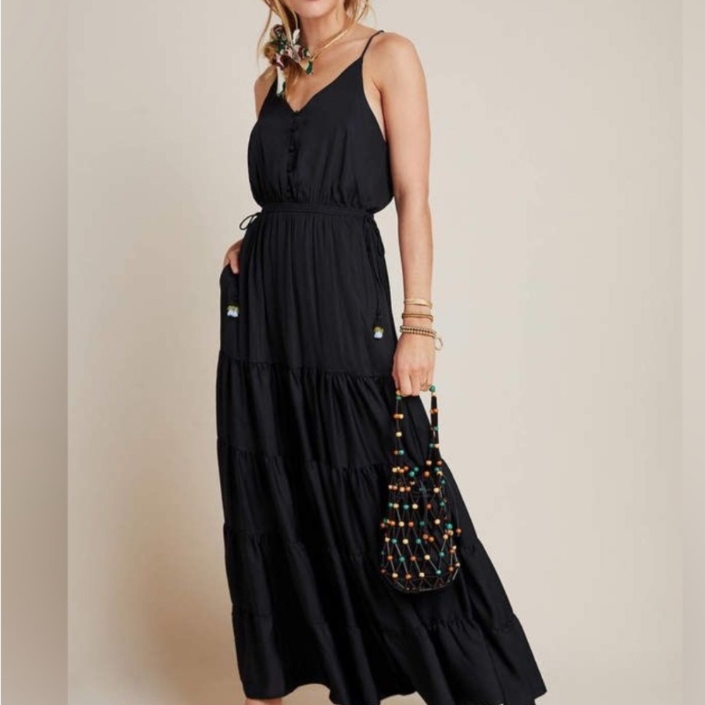 Dolan Black Maxi Dress from Anthropologie